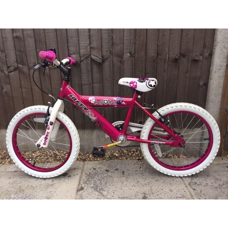 18 inch girls bike - excellent condition (unwanted xmas present)