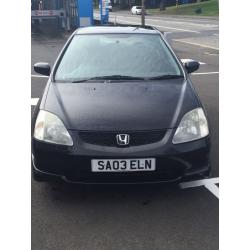 BEAUTIFUL BARGAIN!!//HONDA CIVIC SPORT 2003 1.6//LEATHER INTERIOR!!