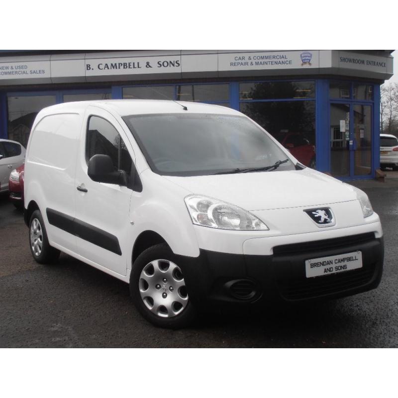 2011 Peugeot Partner SE 625 HDI Van In White