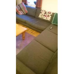 Large L shaped sofa