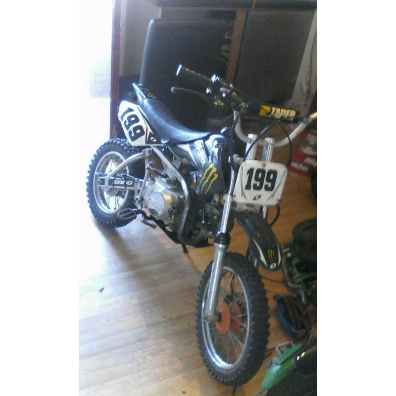 140 big wheel pit bike honda rep 70