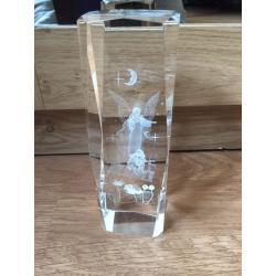 3D crystal glass paper weight