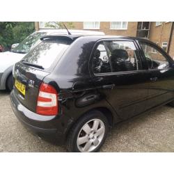 Skoda Fabia Black Sport Model 1.4 Engine , MOT until Sept 2017