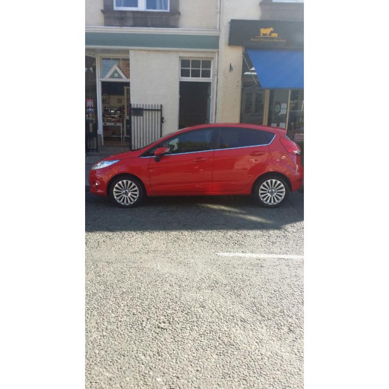 2008 Ford Fiesta 1.4 |Titanium Hatchback 5 Doors Red