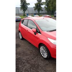 2008 Ford Fiesta 1.4 |Titanium Hatchback 5 Doors Red