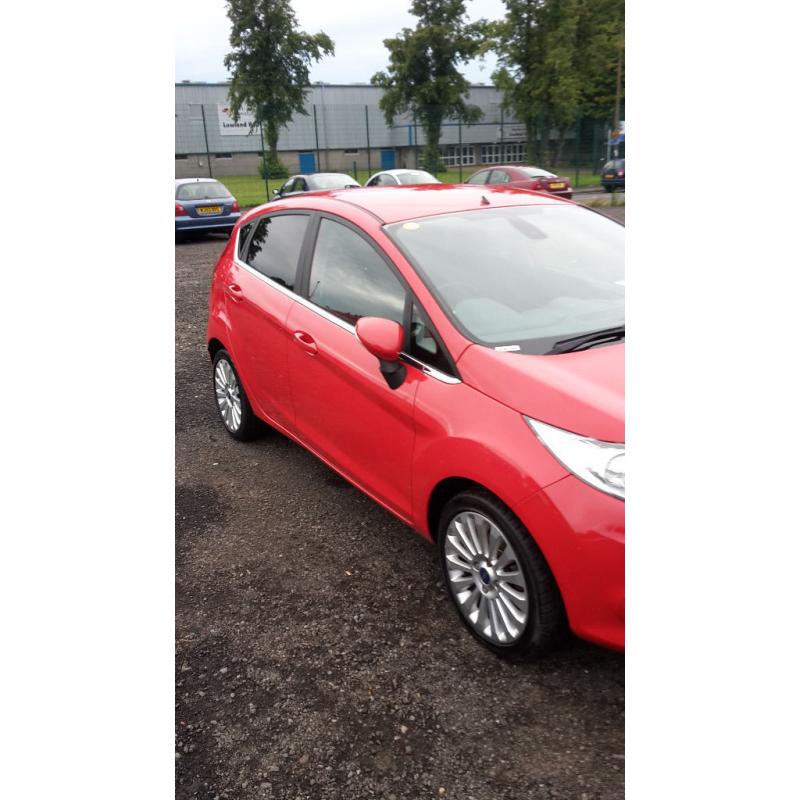 2008 Ford Fiesta 1.4 |Titanium Hatchback 5 Doors Red