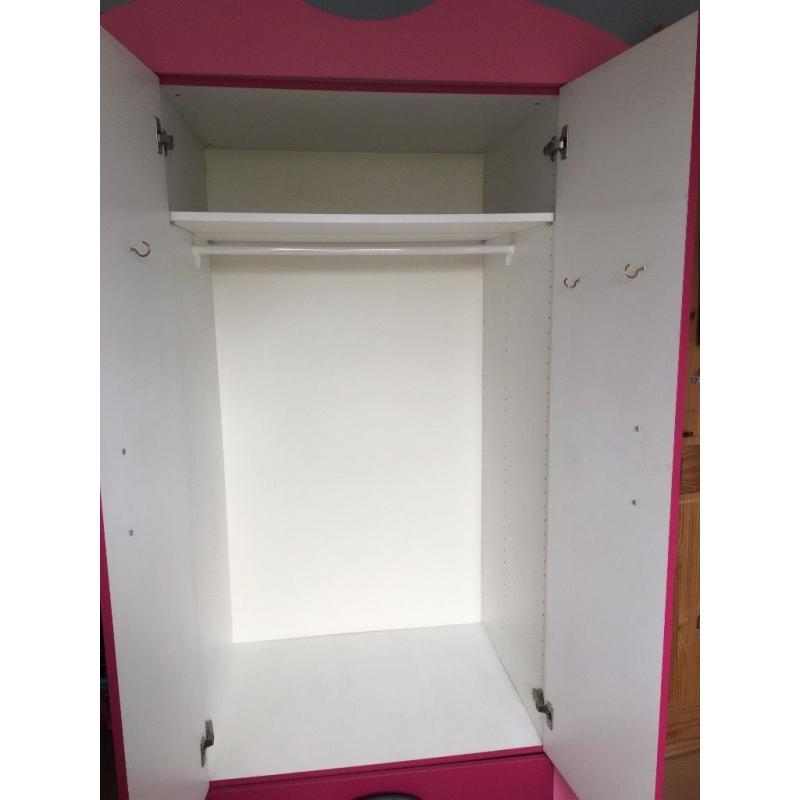 Girls pink wardrobe