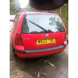 VW GOLF ESTATE 1.9 TURBO DIESEL...spares or repair