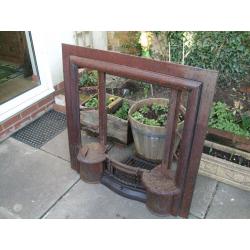 Cast Iron Fireplace and grate