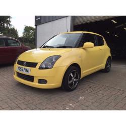 Very Smart looking 55 plate Suzuki Swift 1.3 3 door hatch, mot 12/04/017 hist, alloys, cd 6 mth warr