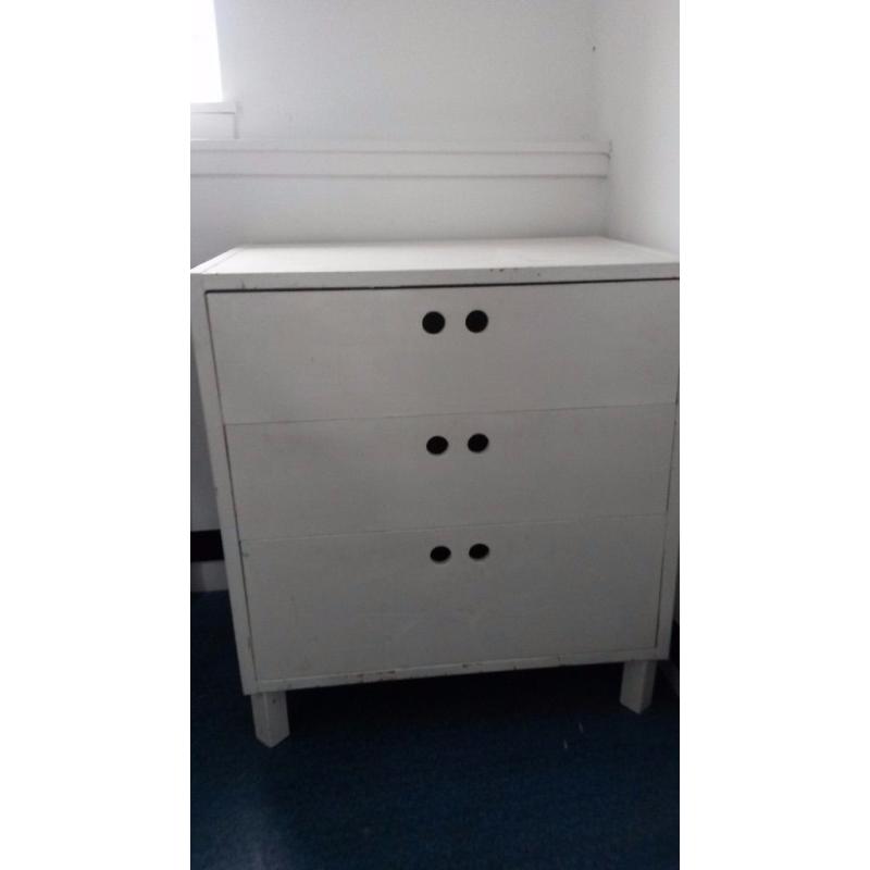 Painted solid pine Ikea Chest of Drawers