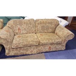 Three Seater Fabric Sofa in Excellent Condition