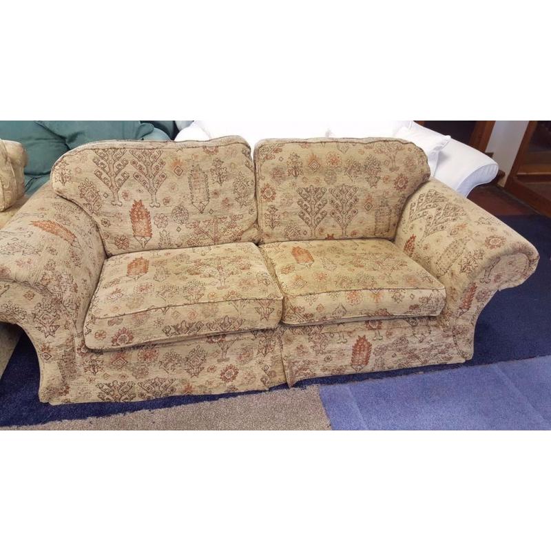 Three Seater Fabric Sofa in Excellent Condition