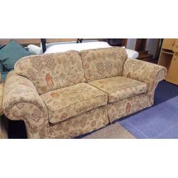 Three Seater Fabric Sofa in Excellent Condition