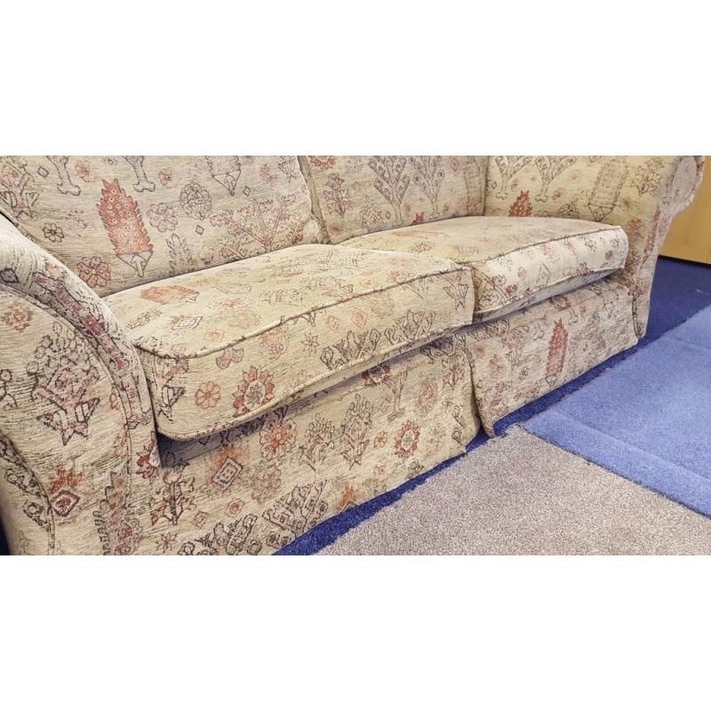 Three Seater Fabric Sofa in Excellent Condition