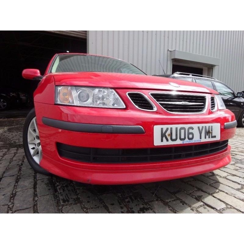 06 SAAB 9-3 1.8,4 DOOR,MOT FEB 017,2 OWNERS FROM NEW,2 KEYS,PART SERVICE HISTORY,VERY LOW MILEAGE