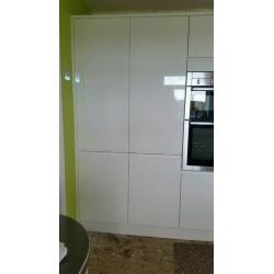 Double larder unit..white high gloss..