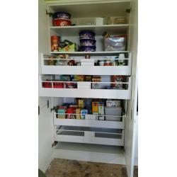 Double larder unit..white high gloss..