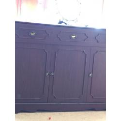 Side board corner cabinet