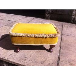 Cute little vintage foot stool circa 1950