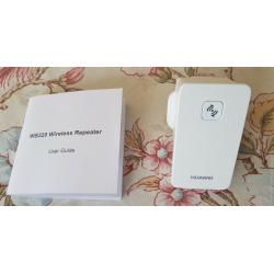 Huawei WS320 Wireless Repeater Wi-Fi range internet extender + manual