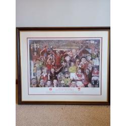 Framed Aberdeen Football Club Limited Edition Print