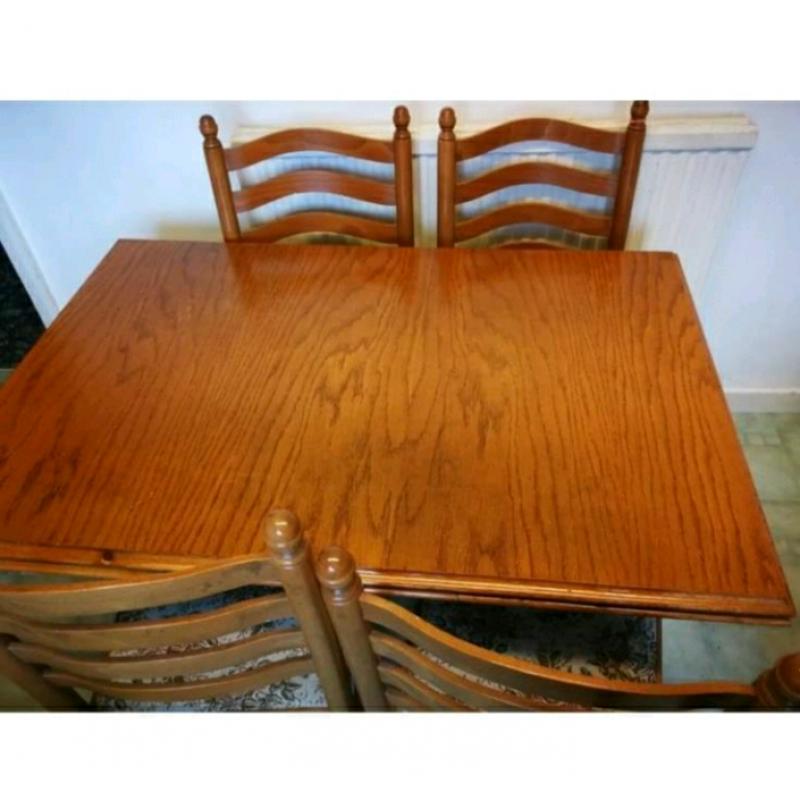 Table and 6 chairs