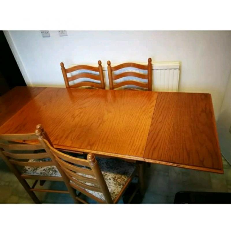 Table and 6 chairs